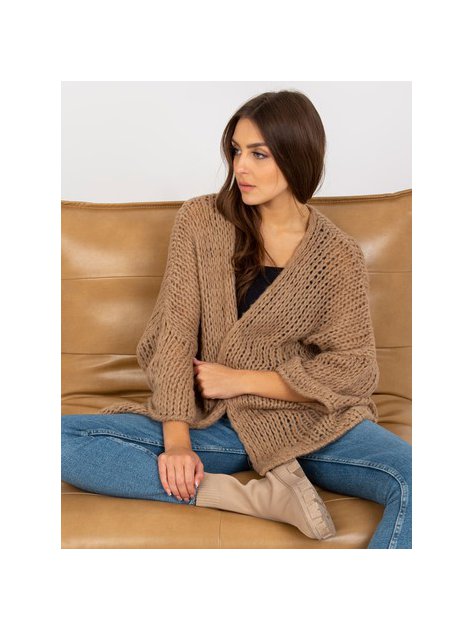 Sweter-TW-SW-BI-M2202.29X-ciemny bezowy