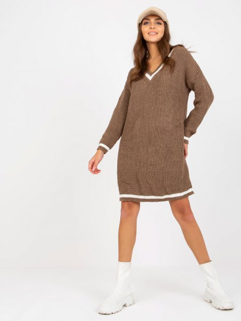 Sweter-LC-SW-8023.55P-brązowy