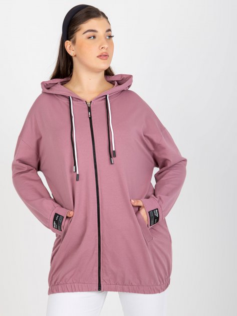 Bluza-RV-BL-8277.28-ciemny różowy