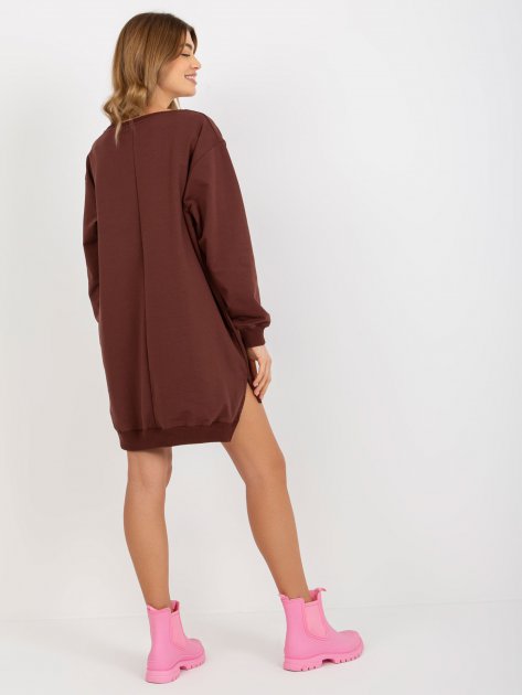 Bluza-VI-BL-3102.01P-ciemny brązowy