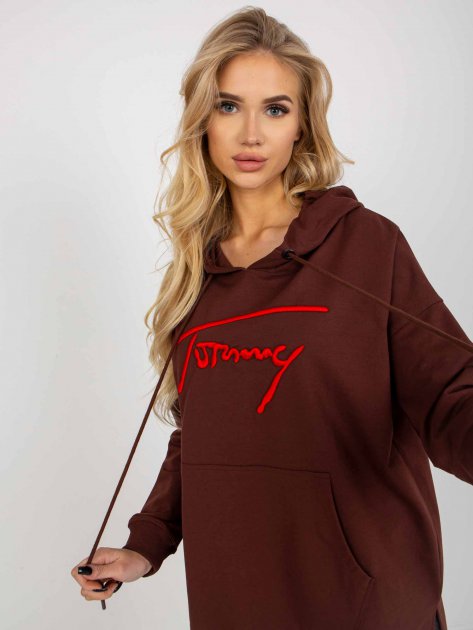 Bluza-VI-BL-335.25X-ciemny brązowy