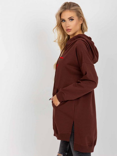 Bluza-VI-BL-335.25X-ciemny brązowy