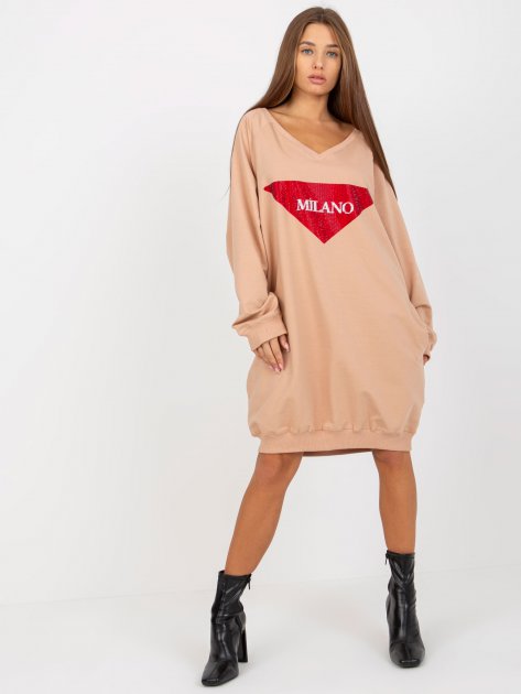 Bluza-VI-BL-3113.73P-ciemny bezowy