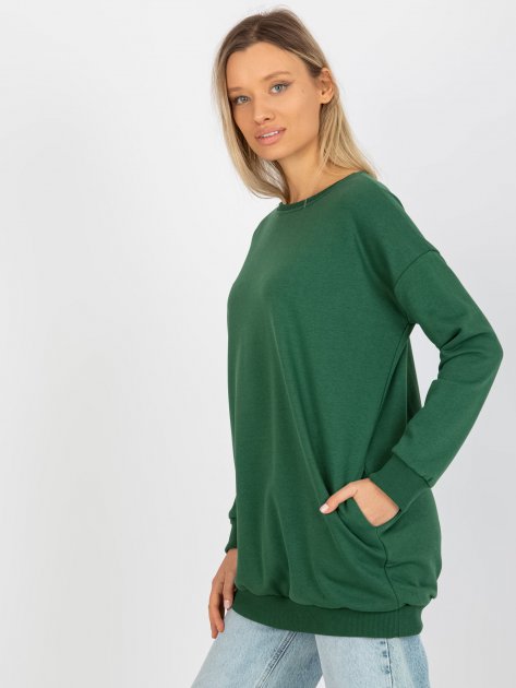 Bluza-RV-BL-8310.60-ciemny zielony