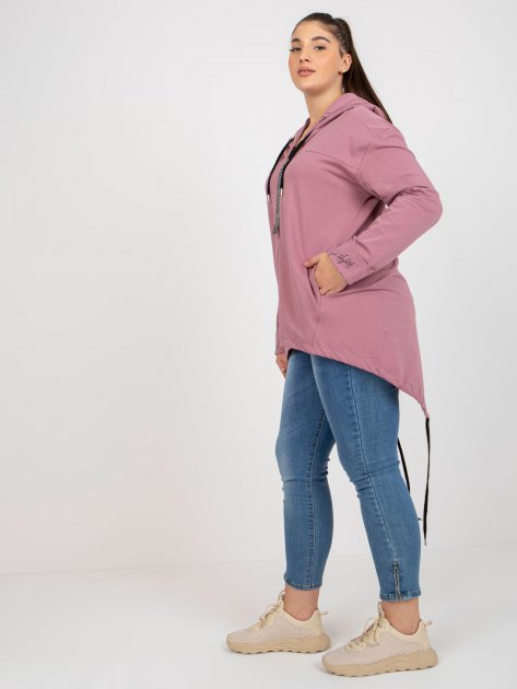 Bluza-RV-BL-8266.34P-ciemny różowy