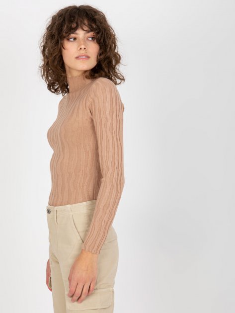 Sweter-NM-SW-DZ92528-1.20P-camelowy