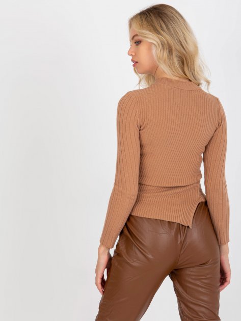 Sweter-VI-SW-20298.41P-camelowy