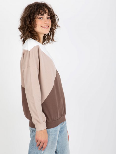 Bluza-RV-BL-8463.41P-biało-brązowy