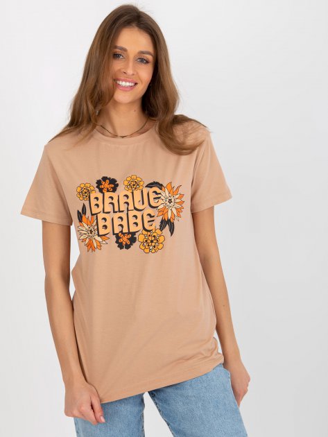 T-shirt-FA-TS-8385.07-camelowy