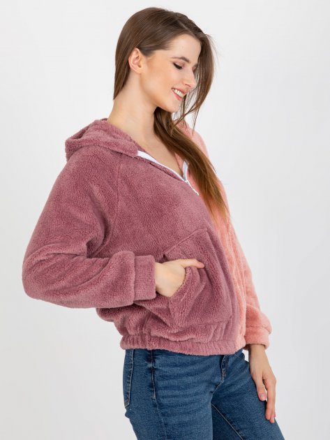 Bluza-RV-BL-8434.11-ciemny różowy