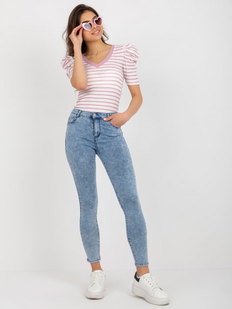 Spodnie jeans-NM-SP-L86.86-niebieski