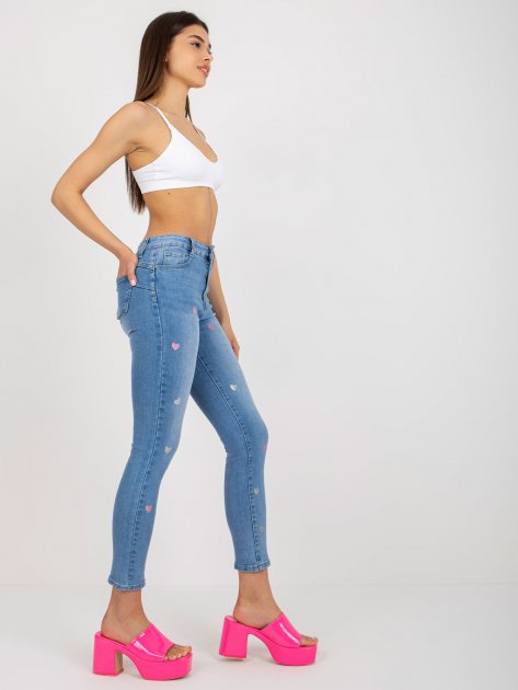 Spodnie jeans-NM-SP-D8012.60P-niebieski