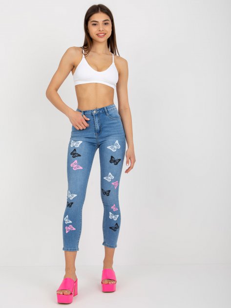 Spodnie jeans-NM-SP-D8015.31X-niebieski