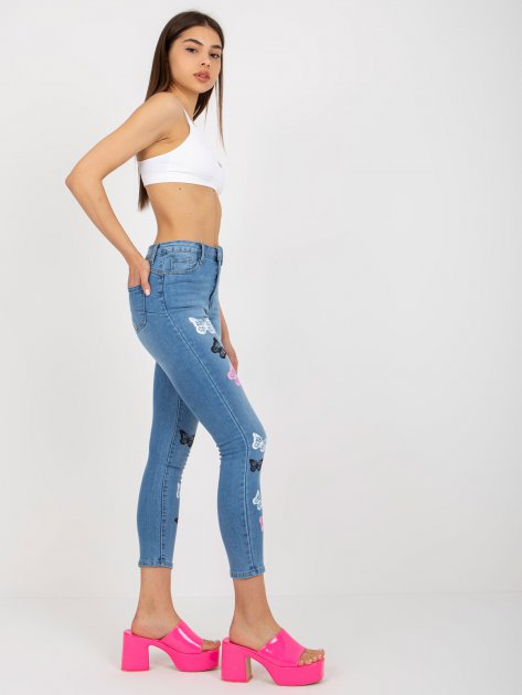 Spodnie jeans-NM-SP-D8015.31X-niebieski