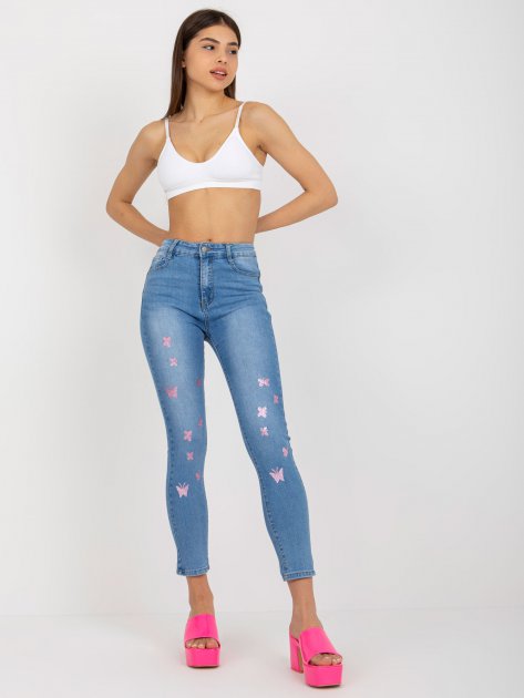 Spodnie jeans-NM-SP-JK105.85P-niebieski