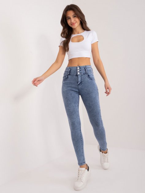 Spodnie jeans-NM-SP-L73.33P-niebieski