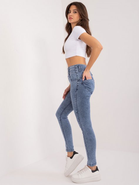 Spodnie jeans-NM-SP-L73.33P-niebieski