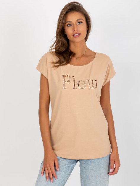 T-shirt-FA-TS-8515.46-camelowy