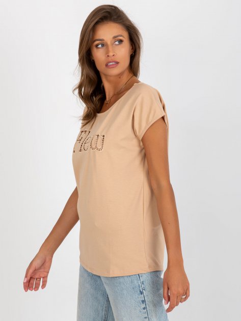 T-shirt-FA-TS-8515.46-camelowy