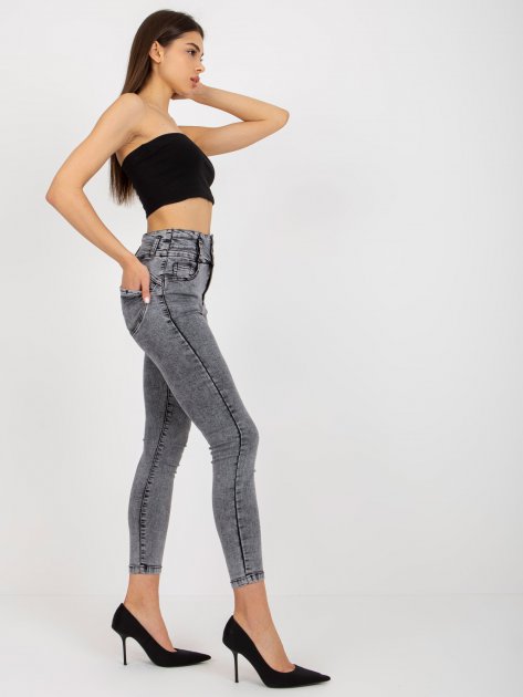 Spodnie jeans-NM-SP-L73.79P-ciemny szary