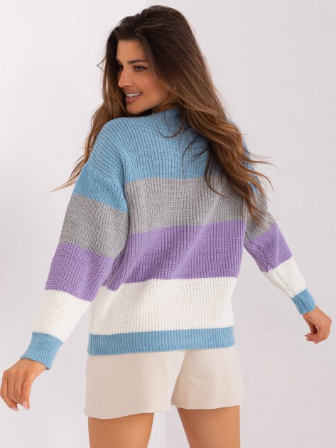 Sweter-BA-SW-8024.57P-szaro-niebieski