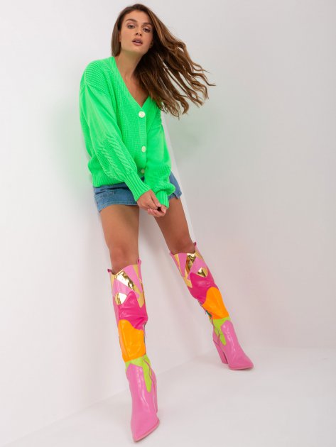 Sweter-BA-SW-8014.17P-fluo zielony