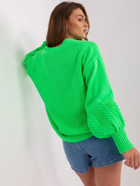 Sweter-BA-SW-8014.17P-fluo zielony