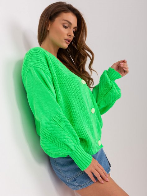 Sweter-BA-SW-8014.17P-fluo zielony