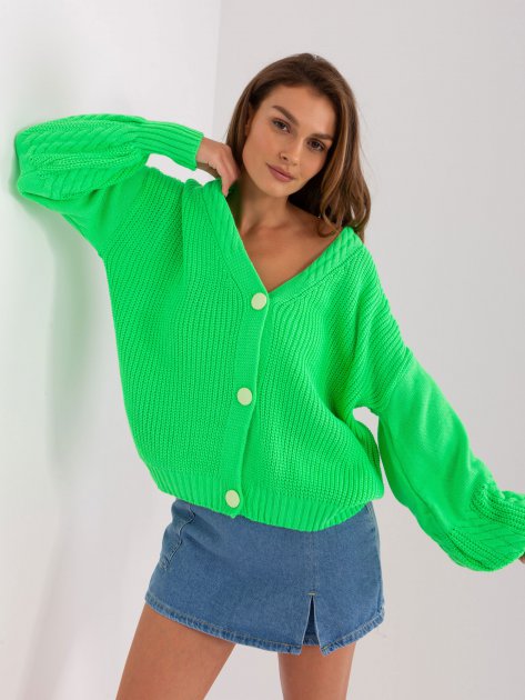 Sweter-BA-SW-8014.17P-fluo zielony