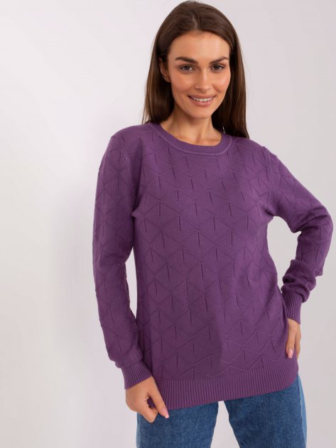 Sweter-AT-SW-232901.25X-fioletowy