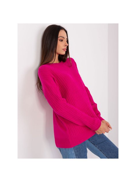 Sweter-AT-SW-2338.14P-fuksjowy