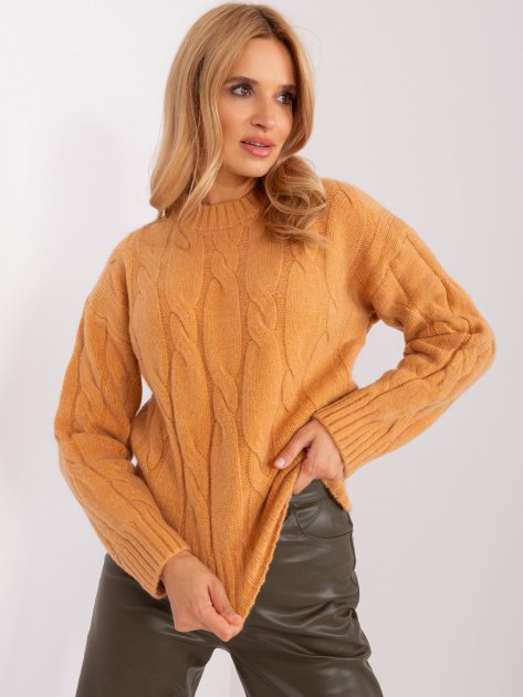 Sweter-AT-SW-0146.10P-camelowy