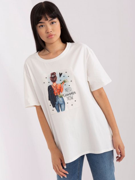 T-shirt-LK-TS-509353.25P-ecru