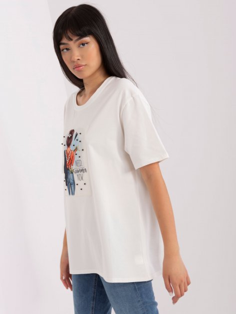 T-shirt-LK-TS-509353.25P-ecru