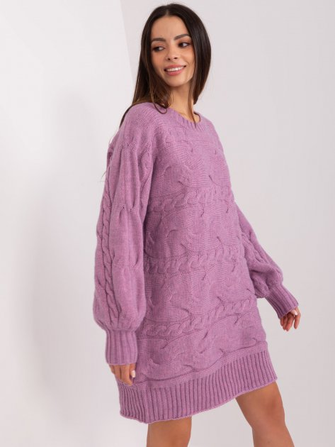 Sweter-AT-SW-2367.76P-fioletowy