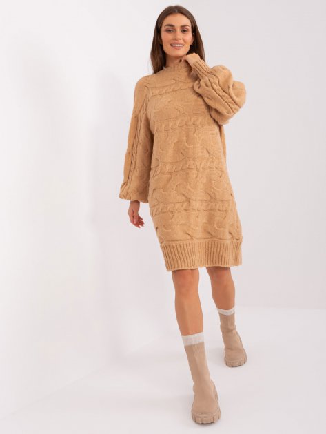 Sweter-AT-SW-2367.76P-camelowy