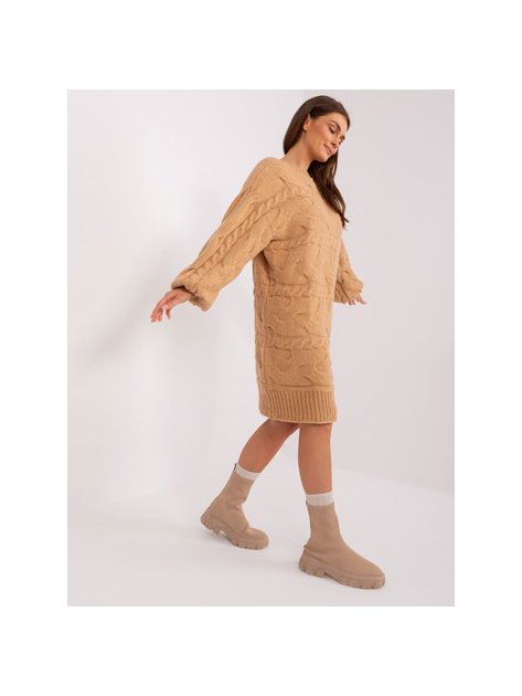 Sweter-AT-SW-2367.76P-camelowy