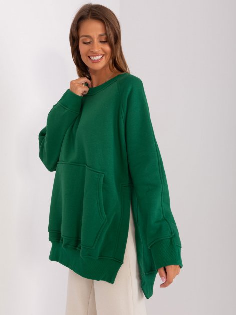 Bluza-EM-BL-664.98P-ciemny zielony