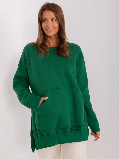 Bluza-EM-BL-664.98P-ciemny zielony