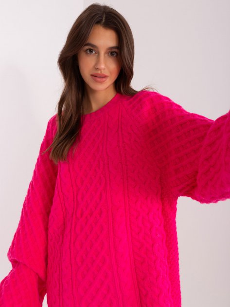 Sweter-AT-SW-2367-2.64P-fuksjowy