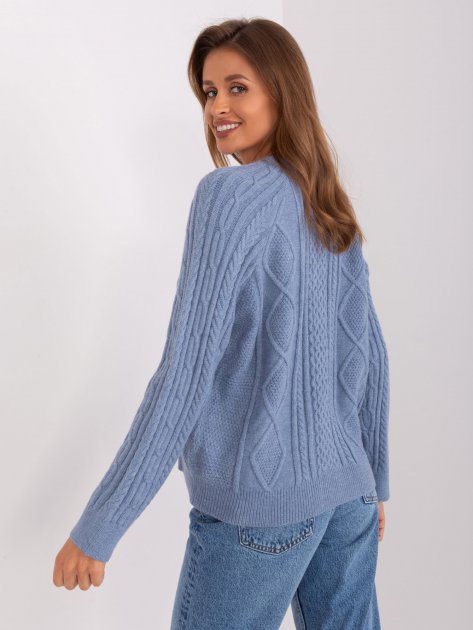 Sweter-AT-SW-2346-2.99P-szaro-niebieski