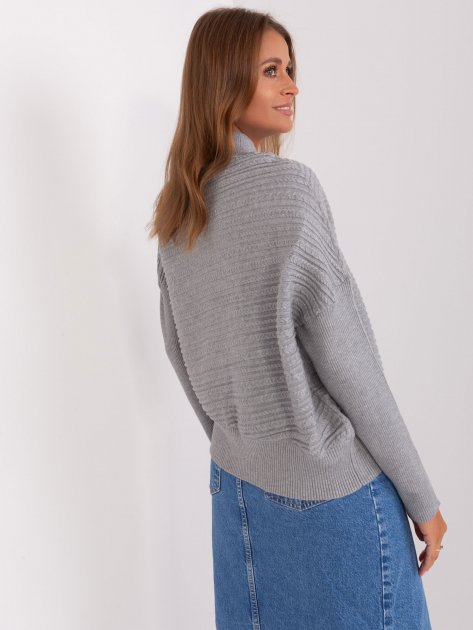 Sweter-AT-SW-2368.36X-szary