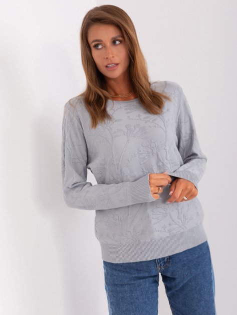 Sweter-AT-SW-2231.99P-szary