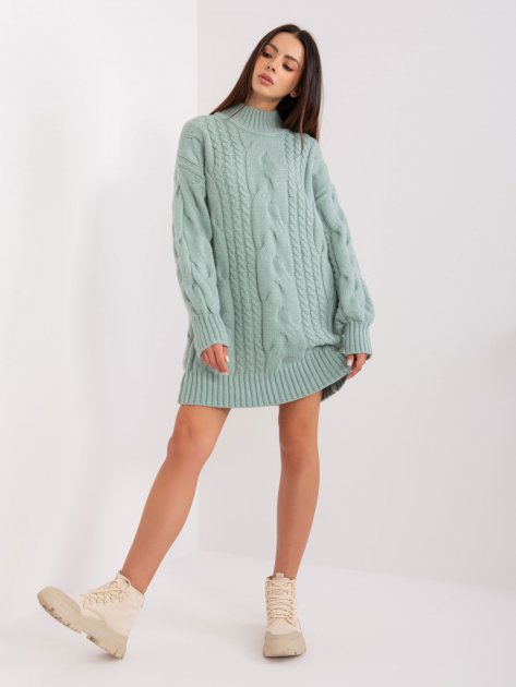 Sweter-AT-SW-2367-1.35P-mietowy