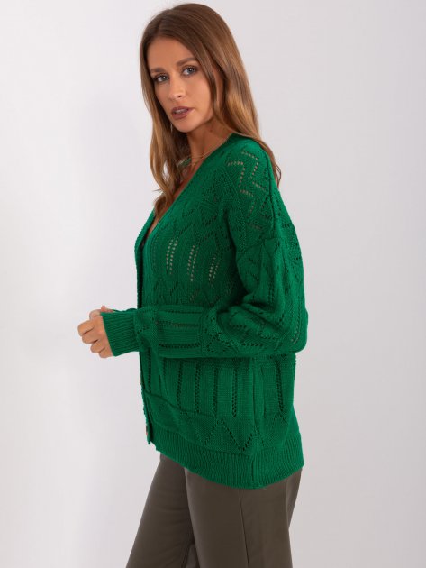 Sweter-BA-SW-8022-1.83P-ciemny zielony