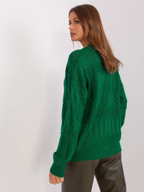 Sweter-BA-SW-8022-1.83P-ciemny zielony