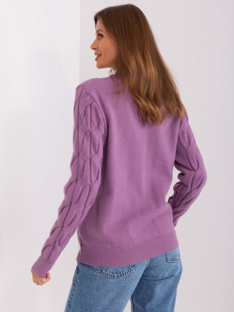 Sweter-AT-SW-2235.00P-fioletowy