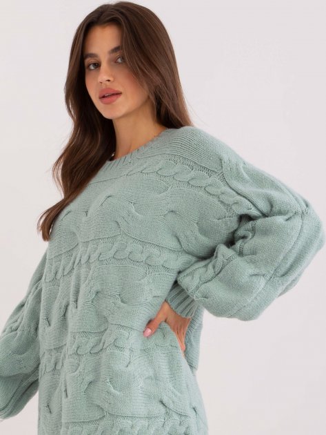 Sweter-AT-SW-2367.76P-mietowy