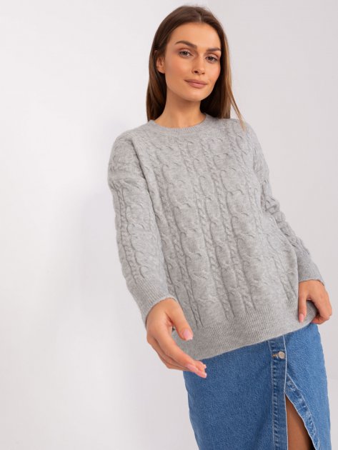 Sweter-AT-SW-2335.27-szary