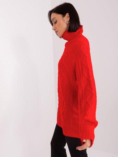 Sweter-AT-SW-2355-2.30X-czerwony